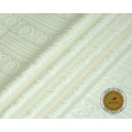 Robes africaines de coton de crème blanche de FEITEX Vêtement de brocart de Guinée Tissu de Rin de Bazin Tissu africain de Shadda de vêtements